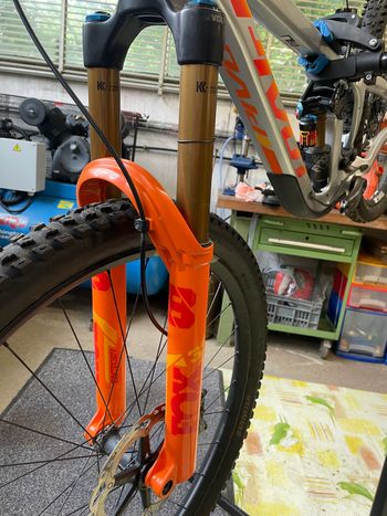 Used Pivot FIREBIRD Team XTR w/ Carbon Wheels 2023 2023 Mountainbike, Light Gray, 29 — image 3 of 12