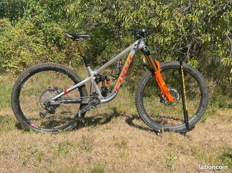 Used Pivot FIREBIRD Team XTR w/ Carbon Wheels 2023 2023 Mountainbike, Light Gray, 29 — image 1 of 12