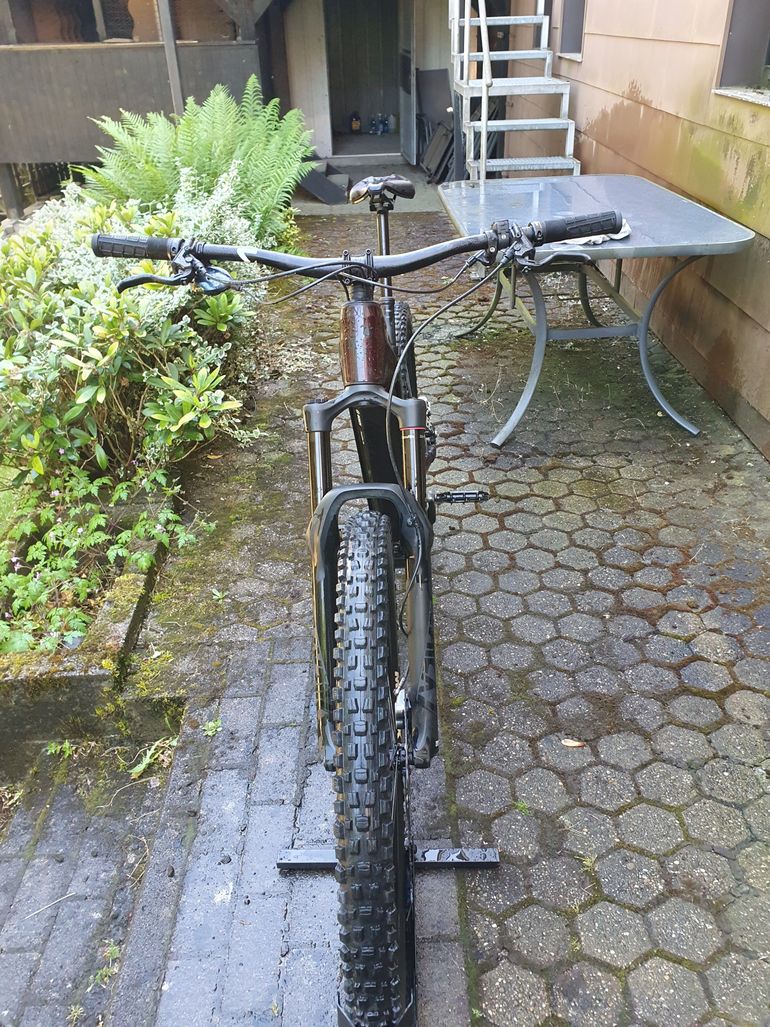 Gebrauchtes CUBE STEREO HYBRID ONE55 C:68X, SLX 750 2025 2025 Mountainbike, Rot, 29 — Bild 2 von 10