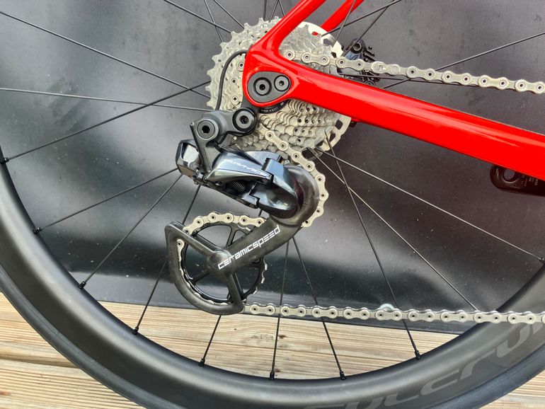 Used De Rosa Merak Shimano Dura Ace Di2 2021 Road & Gravel, Red — image 4 of 6