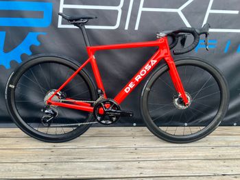 Used De Rosa Merak Shimano Dura Ace Di2 2021 Road & Gravel, Red — image 2 of 6