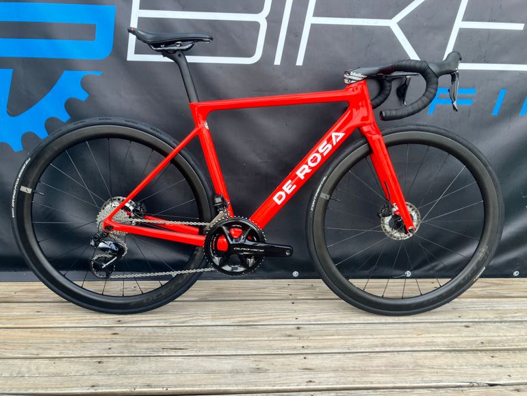 Used De Rosa Merak Shimano Dura Ace Di2 2021 Road & Gravel, Red — image 2 of 6