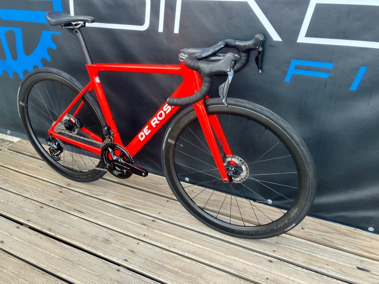 Used De Rosa Merak Shimano Dura Ace Di2 2021 Road & Gravel, Red — image 6 of 6