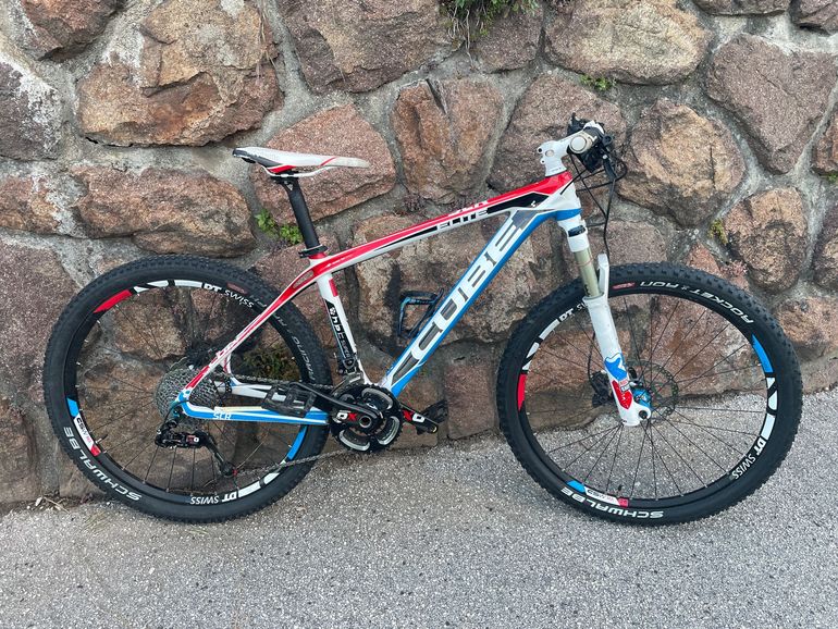 Gebrauchtes CUBE Elite SRAM X01 Eagle 2016 Mountainbike, Weiß — Bild 1 von 9