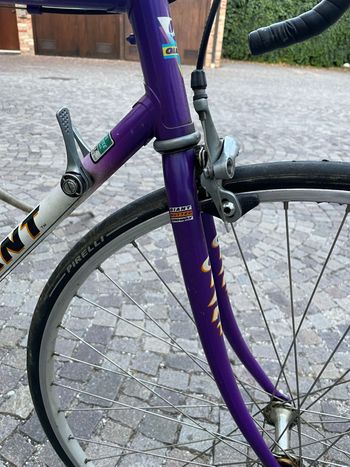 Used Giant Peloton Shimano Exage 1991 Road & Gravel, Purple — image 9 of 14