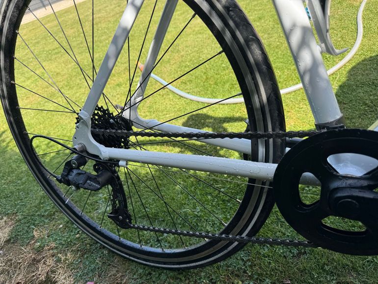 Gebrauchtes Van rysel Rennrad EDR Easy Aluminium BTWIN 8-fach-weiss 2025 2025 Road & Gravel, Weiß — Bild 10 von 10