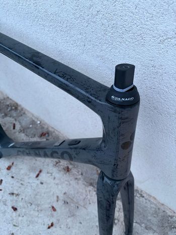 Used Colnago V3-RS Disc Frameset 2021 Frameset 2021 Road & Gravel, Light Gray — image 3 of 3