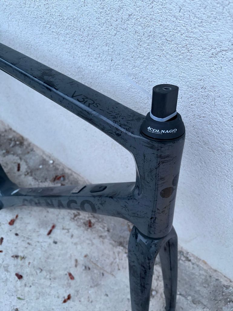 Used Colnago V3-RS Disc Frameset 2021 Frameset 2021 Road & Gravel, Light Gray — image 3 of 3