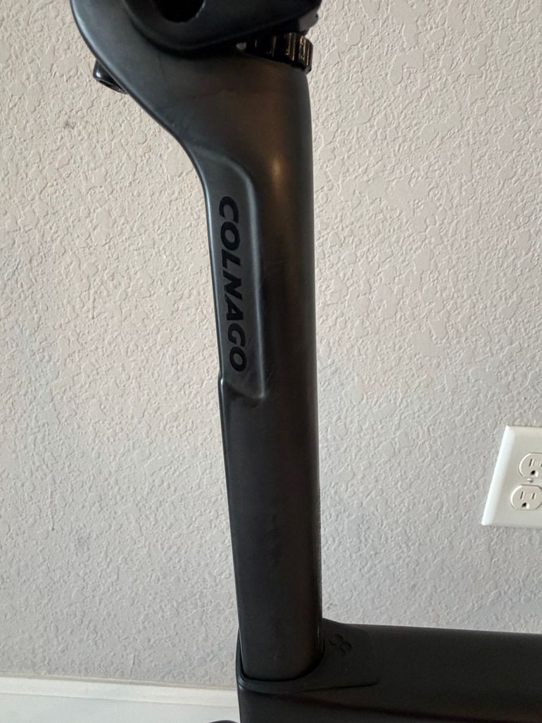 Used Colnago V4Rs Disc Dura-Ace Di2 9200 w/Shimano Dura-Ace C50 Wheels 2024 Frameset 2024 Road & Gravel, Black — image 4 of 7