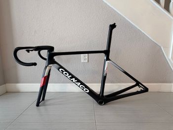 Used Colnago V4Rs Disc Dura-Ace Di2 9200 w/Shimano Dura-Ace C50 Wheels 2024 Frameset 2024 Road & Gravel, Black — image 6 of 7