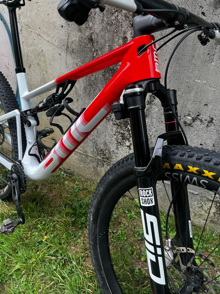 Used BMC Fourstroke 01 LTD 2023 Mountainbike, Red, 29 — image 7 of 18