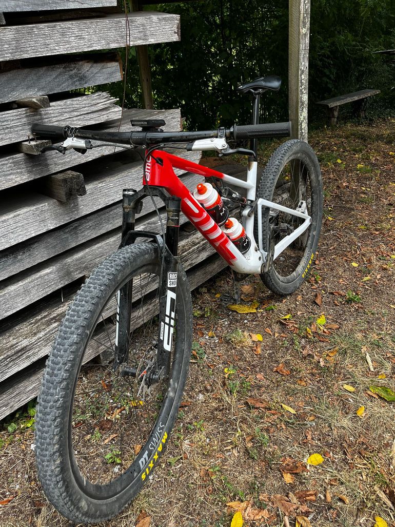 Used BMC Fourstroke SRAM X0 Eagle AXS (T-Type) 2023 Mountainbike, Red, 29 — image 3 of 3