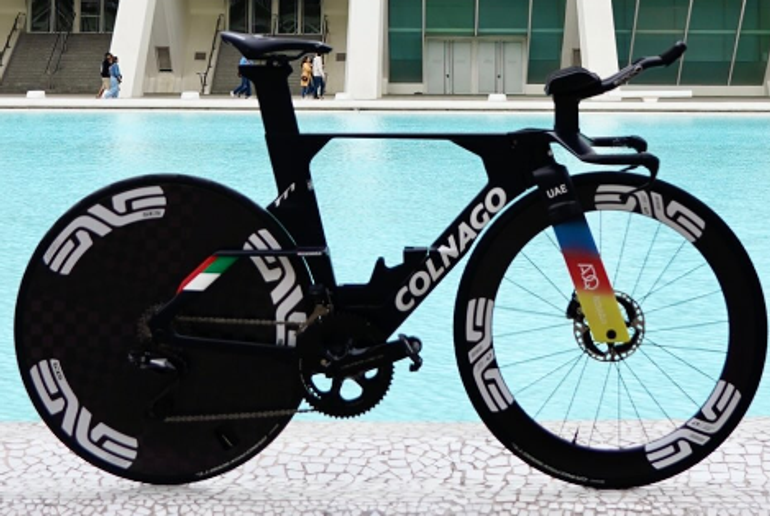 Used Colnago TT1 Frame Kit + Superlight SB32 Seatpost 2025 2025 Road & Gravel, Black — image 1 of 3