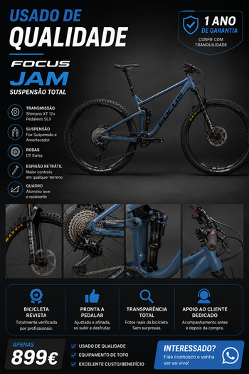 Použité Focus JAM 6.8 NINE 2020 2020 MTB