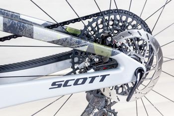 Used Scott Spark RC World Cup 2025 Mountainbike, Light Gray — image 13 of 16