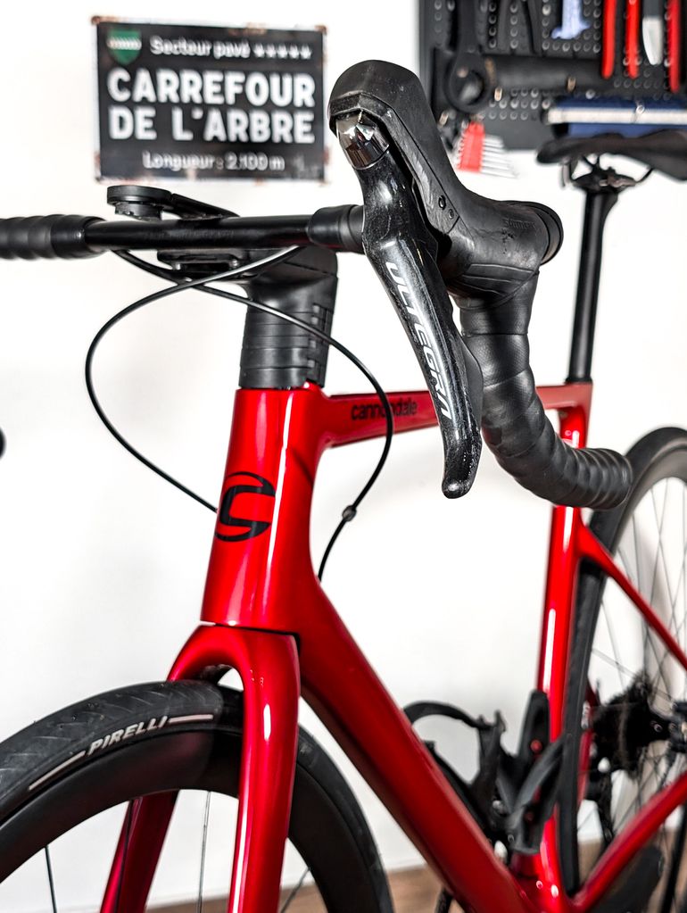 Gebrauchtes Cannondale SuperSix EVO Hi-MOD Disc Ultegra 2021 2021 Road & Gravel, Rot — Bild 21 von 24