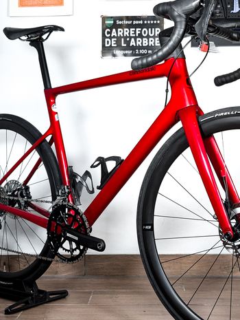 Gebrauchtes Cannondale SuperSix EVO Hi-MOD Disc Ultegra 2021 2021 Road & Gravel, Rot — Bild 5 von 24