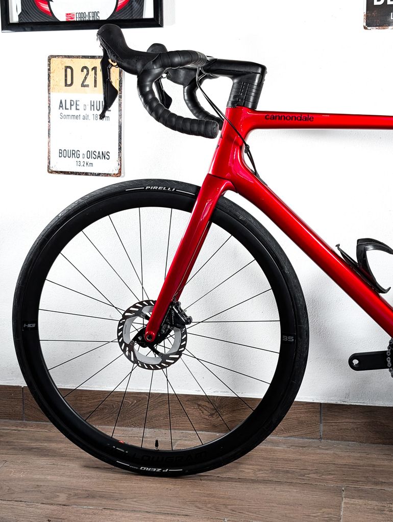 Gebrauchtes Cannondale SuperSix EVO Hi-MOD Disc Ultegra 2021 2021 Road & Gravel, Rot — Bild 7 von 24