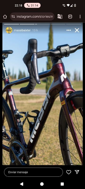 Used Massi Custom Shimano Ultegra Di2 2023 Road & Gravel, Red — image 3 of 14