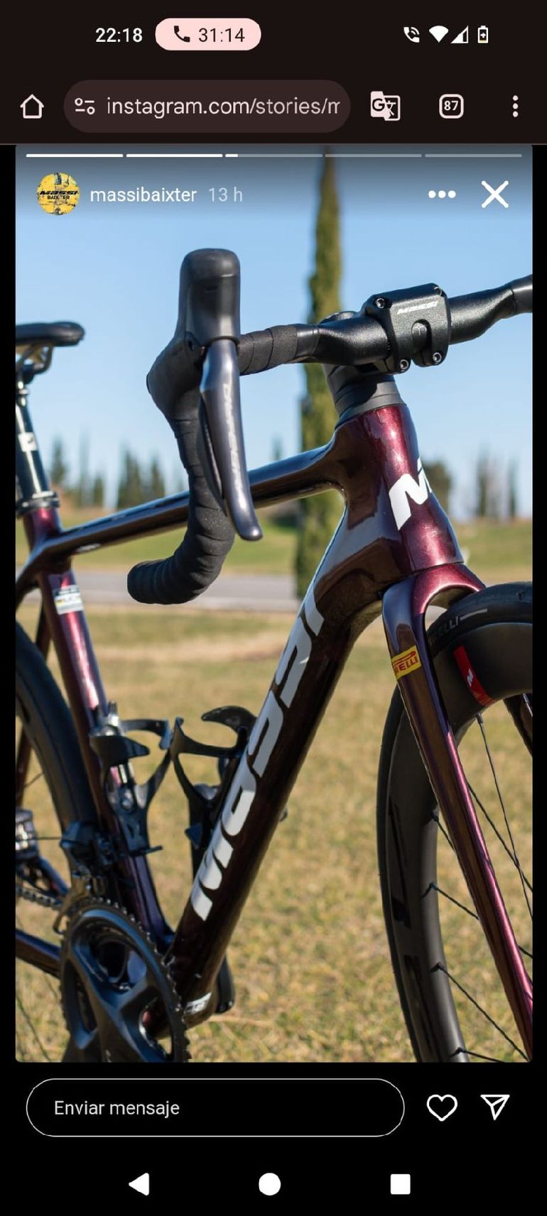 Używany Massi Custom Shimano Ultegra Di2 2023 Road & Gravel — zdjęcie 3 z 4