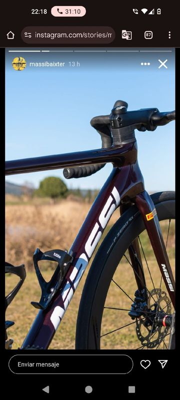 Used Massi Custom Shimano Ultegra Di2 2023 Road & Gravel, Red — image 2 of 14