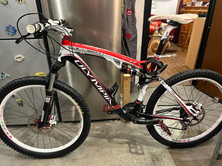 Gebrauchtes Olympia Custom Shimano Deore XT 2014 Mountainbike, Rot — Bild 2 von 10
