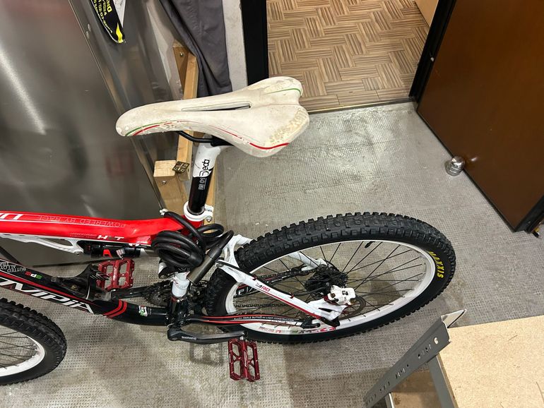 Gebrauchtes Olympia Custom Shimano Deore XT 2014 Mountainbike, Rot — Bild 7 von 10