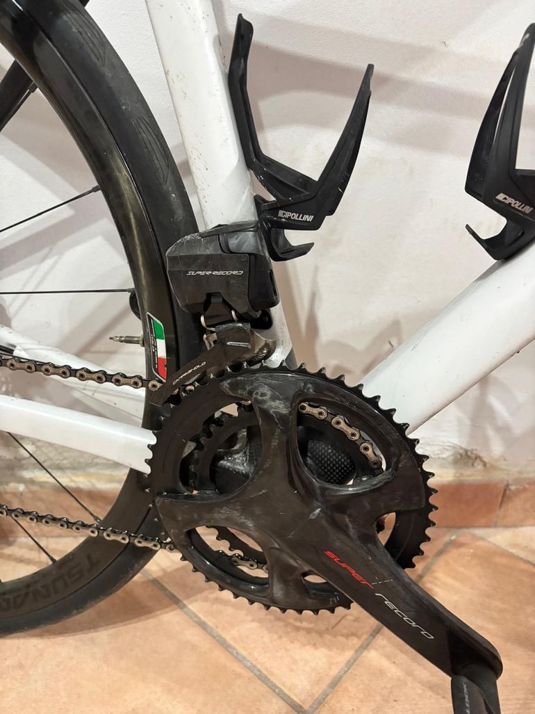 Used Cipollini DOLOMIA - Campagnolo Super Record WRL 13s - Campagnolo Bora WTO 45 2025 2025 Road & Gravel, White — image 4 of 7