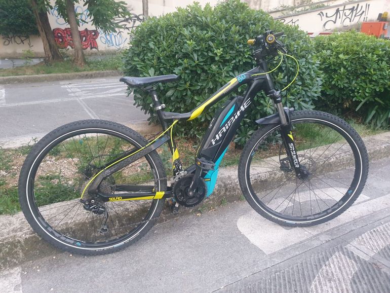 Haibike Hardseven Shimano Deore 2017 Mountainbike de segunda mano, Azul — imagen 3 de 7