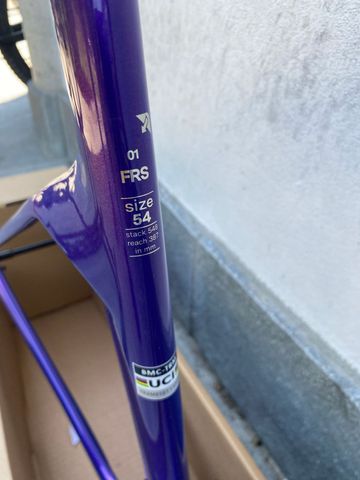 BMC Teammachine R 01 Frameset 2027 Frameset 2027 Road & Gravel de segunda mano, Morado — imagen 4 de 5