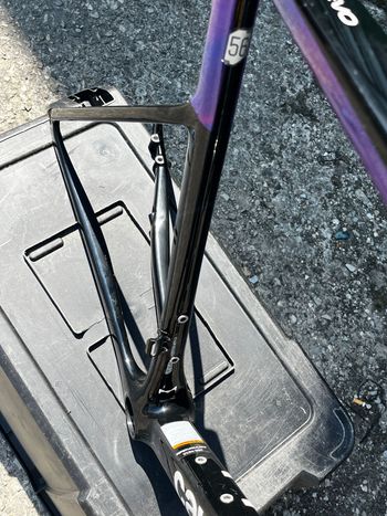 Gebrauchtes Cannondale SuperSix EVO Frameset 2017 Road & Gravel, Schwarz — Bild 4 von 17