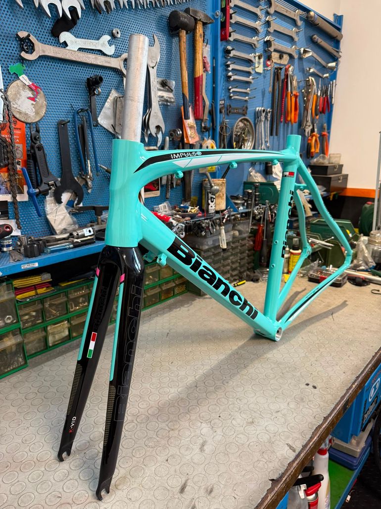 Used Bianchi Impulso 2020. Frameset 2020 Road & Gravel, Blue — image 7 of 12