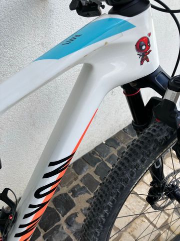 Canyon Lux World Cup Frameset 2023 Mountainbike de segunda mano, Blanco — imagen 2 de 9