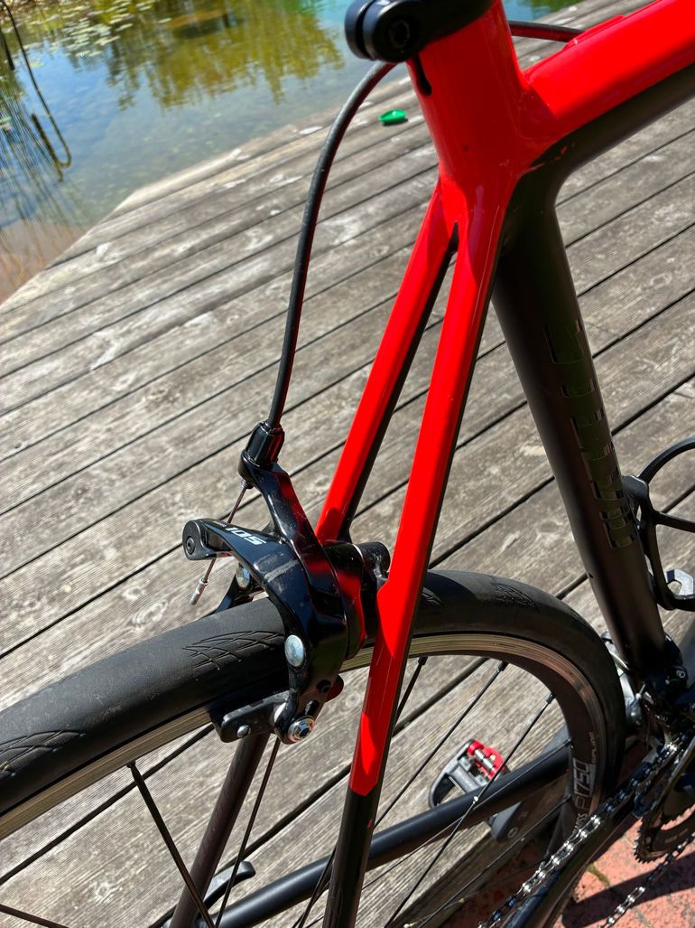 Used Stevens Stelvio 2022 2022 Road & Gravel, Red — image 9 of 16