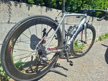Gebrauchtes Specialized Tarmac Campagnolo Super Record 2014 Road & Gravel, Hellgrau — Bild 6 von 7