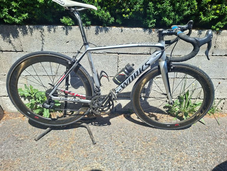 Gebrauchtes Specialized Tarmac Campagnolo Super Record 2014 Road & Gravel, Hellgrau — Bild 1 von 7