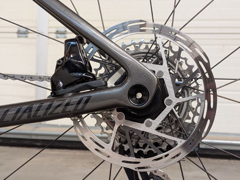 Specialized Tarmac SL8 Expert - SRAM Rival AXS 2024 2024 Road & Gravel de segunda mano, Gris claro — imagen 10 de 10