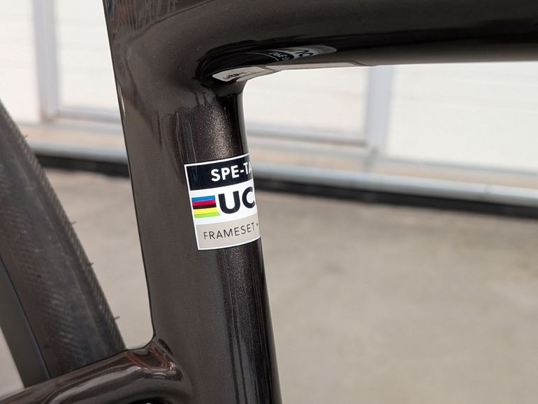 Specialized Tarmac SL8 Expert - SRAM Rival AXS 2024 2024 Road & Gravel de segunda mano, Gris claro — imagen 8 de 10