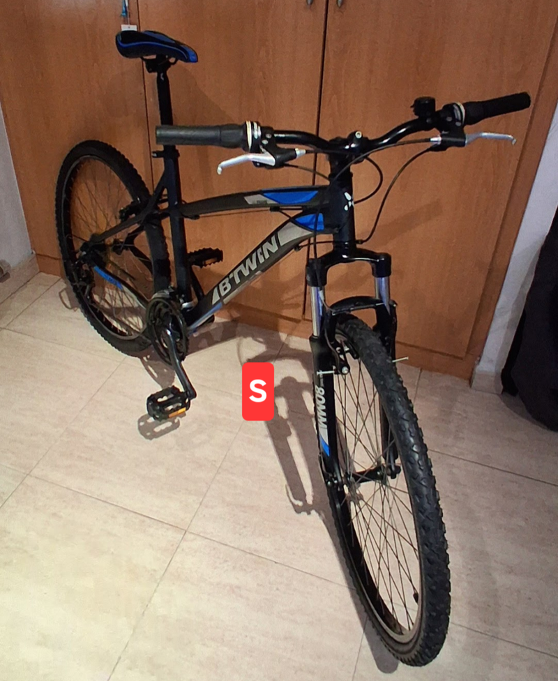 Tweedehands B Twin Rockrider Shimano Tourney 2020 Mountainbike — afbeelding 6 van 10