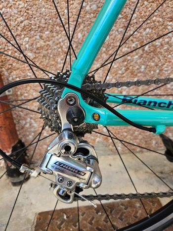 Gebrauchtes Bianchi Custom Campagnolo Chorus 2001 Road & Gravel, Blau — Bild 3 von 6