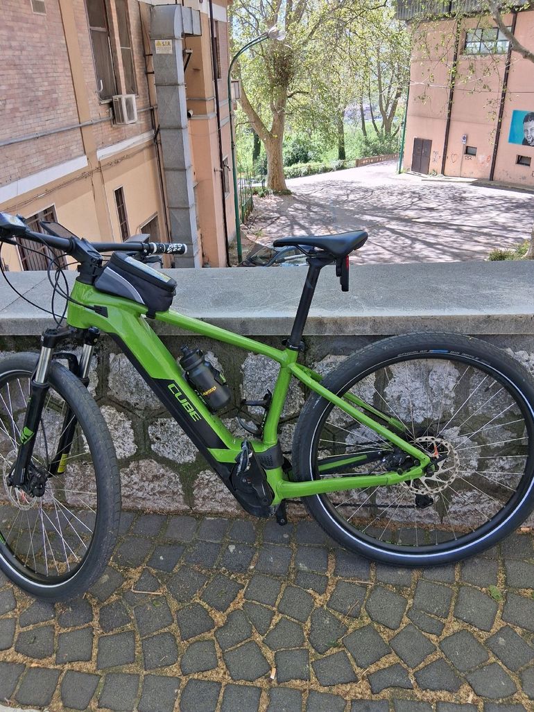 Used CUBE REACTION HYBRID ONE 625 2021 2021 Mountainbike, Green, 29 — image 3 of 6