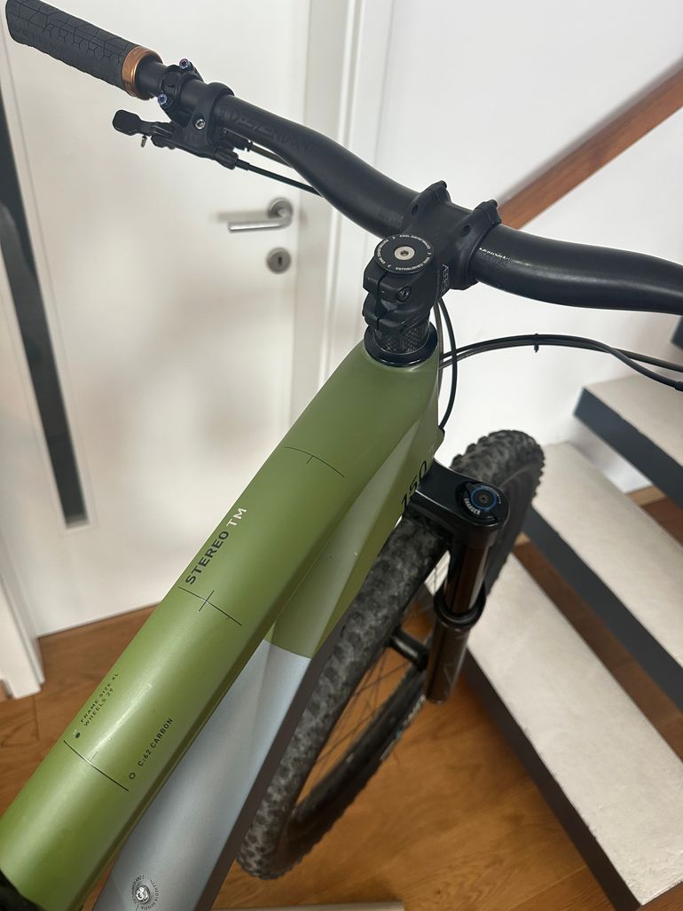 Gebrauchtes CUBE STEREO 150 C:62, TM 29 2023 2023 Mountainbike, Hellgrau — Bild 7 von 7