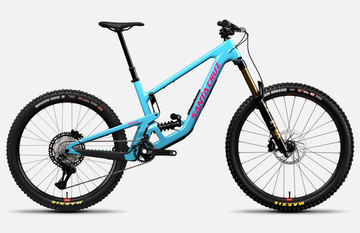 Used Santa Cruz 2027 Santa Cruz Nomad V7 CC Komplettbike XT Di2 Coil Gloss Aqua Magenta Größe XL 2027 MTB