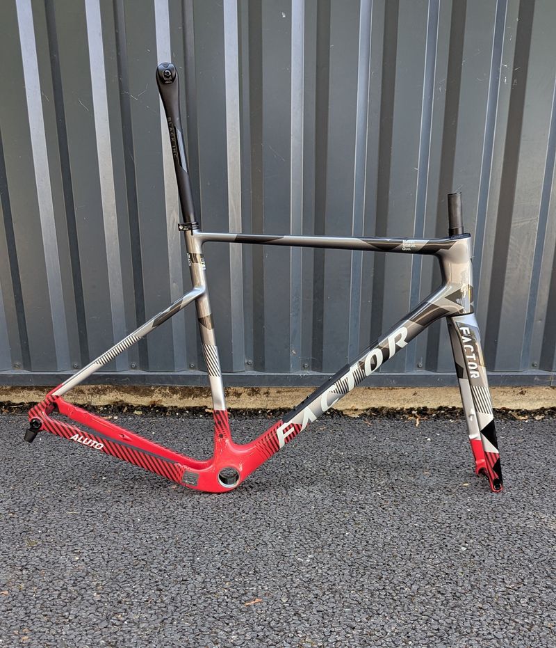 Used Factor ALUTO 2026 Frameset 2026 Road & Gravel, Light Gray — image 1 of 4