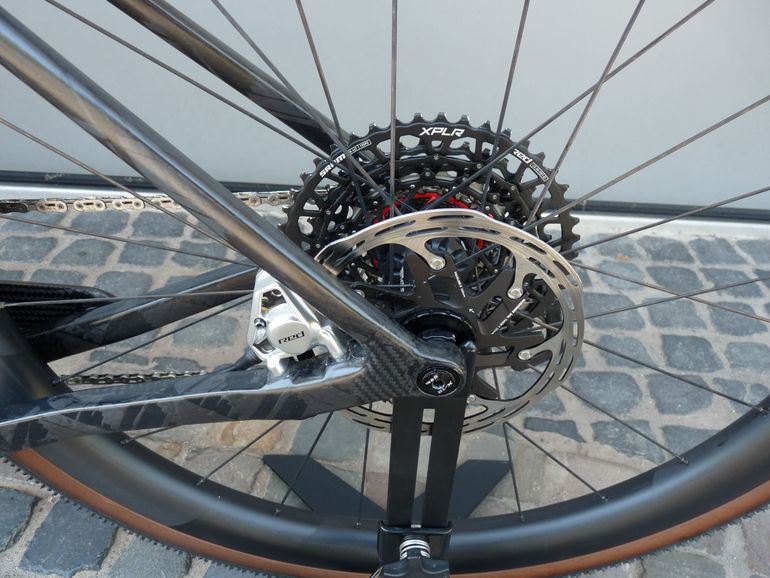 Gebrauchtes 3T Exploro Racemax Italia ProjectX Sram RED XPLR DISCUS45/40 2025 2025 Road & Gravel, Schwarz — Bild 8 von 15