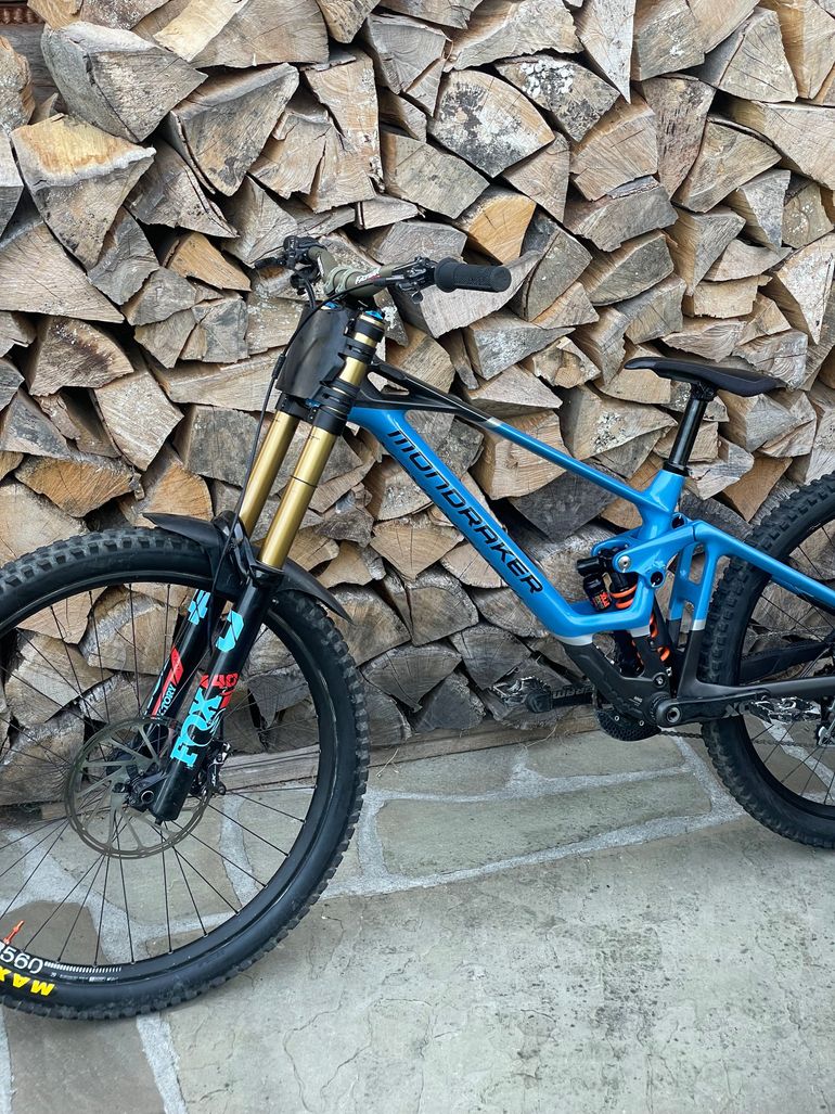 Gebrauchtes Mondraker SUMMUM CARBON R Mullet 2023 2023 Mountainbike, Blau, 29, 27.5 — Bild 1 von 4