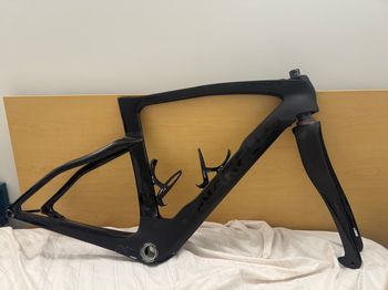 Used Pinarello Dogma F Frameset + Most Talon Ultra Handlebar Frameset 2022 Road & Gravel, Black — image 4 of 6