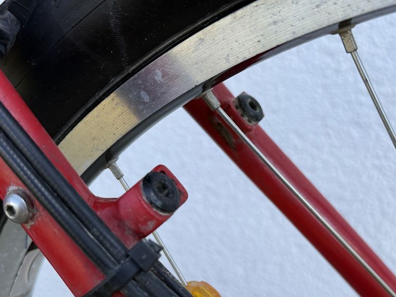 Gebrauchtes Velotraum Custom Rohloff Speedhub 2009 Urban, Rot — Bild 11 von 20