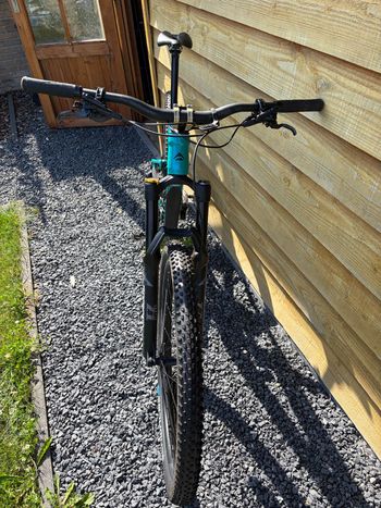 Gebrauchtes Merida ONE-FORTY 700 2023 2023 Mountainbike, Grün — Bild 15 von 15
