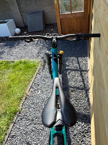 Gebrauchtes Merida ONE-FORTY 700 2023 2023 Mountainbike, Grün — Bild 12 von 15